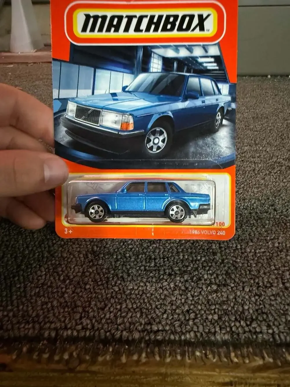 Matchbox 70 Years Blue 1986 Volvo 240 Die-Cast Car 99/100